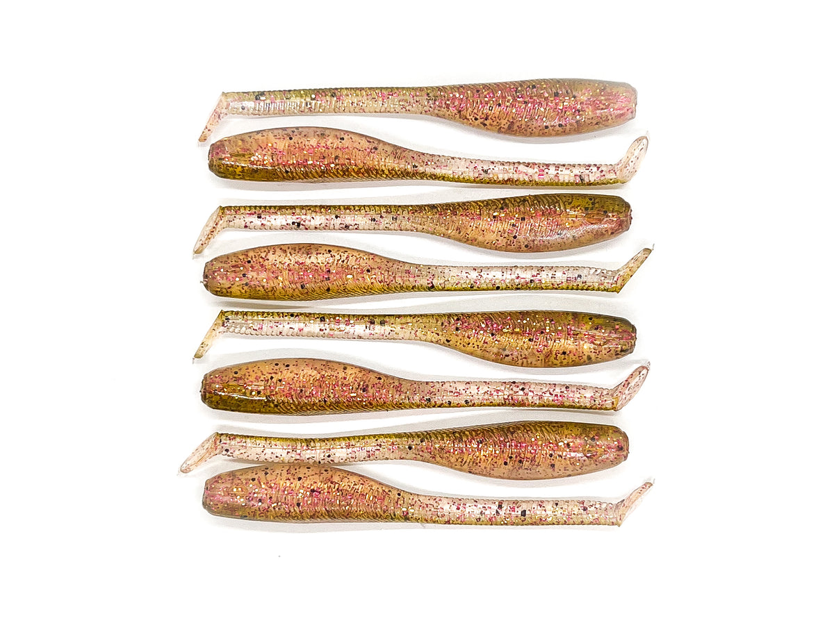Down South Lures Saltwater Paddletail Swimbait - Chartreuse 08 850728005036