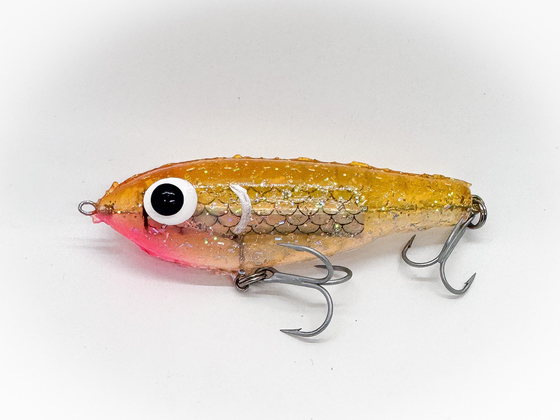 fat fishing lure with scoop Zoom Albert (White Pearl) straight retrieve Spooltek Lures - 6" Fatty