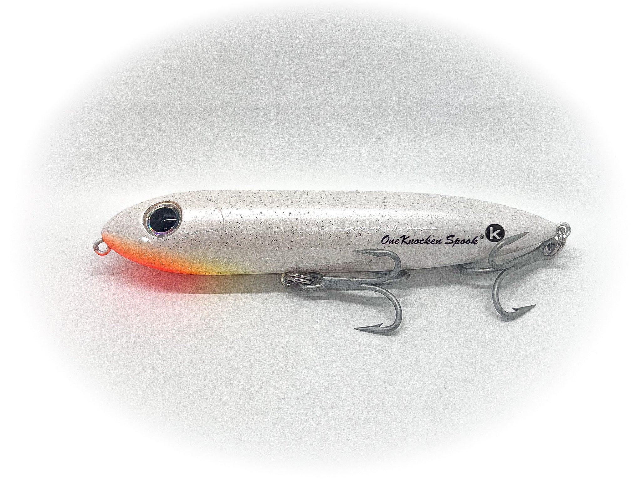 hanson Heddon Saltwater Chug'n Spook Jr. Fishing Lure - Ham Bone Flash