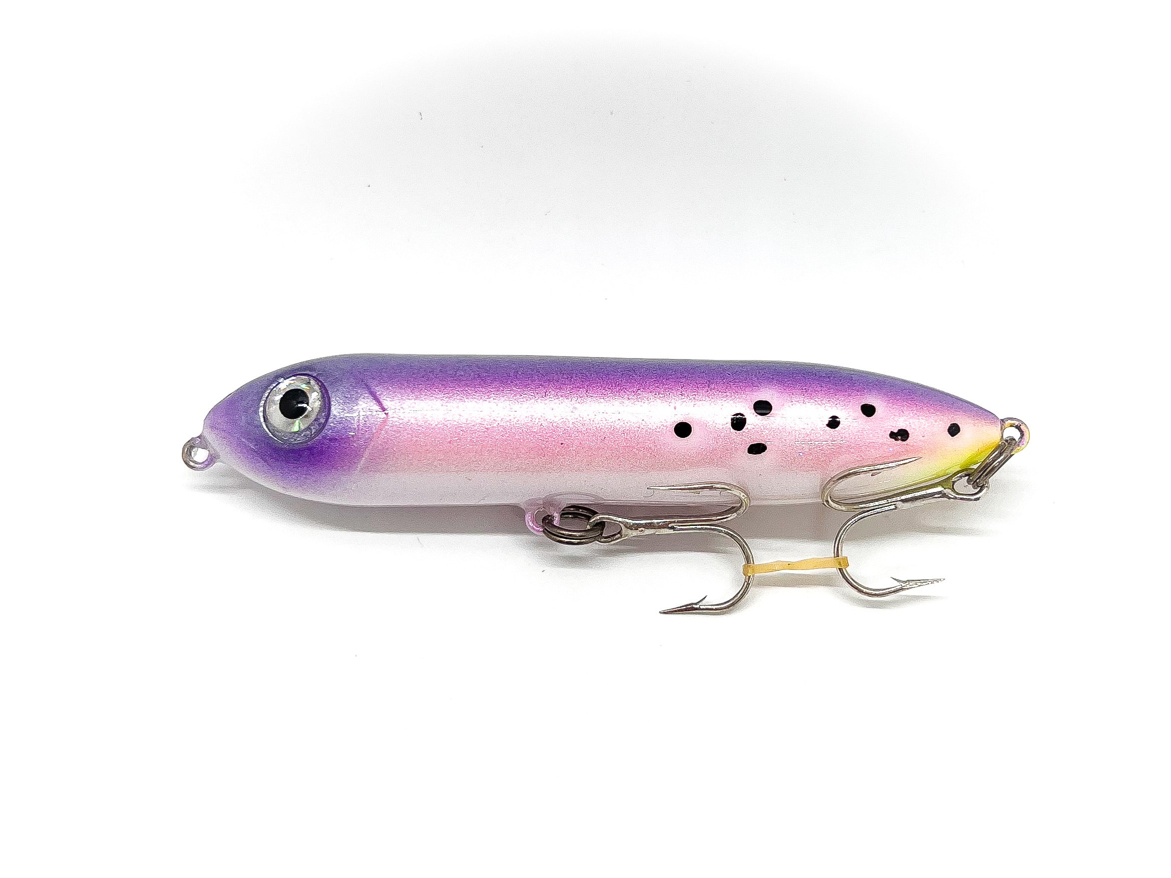 Heddon Saltwater Super Spook, Jr. Fishing Lure - White/Pink/Silver