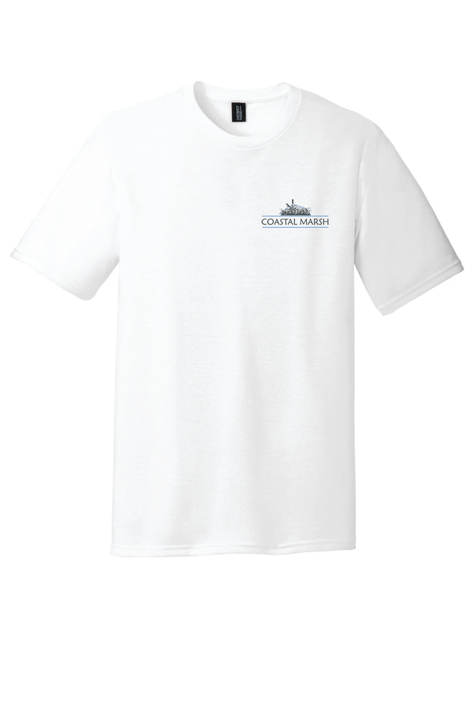 coastal marsh corky 50/50 blend short sleeve t-shirt